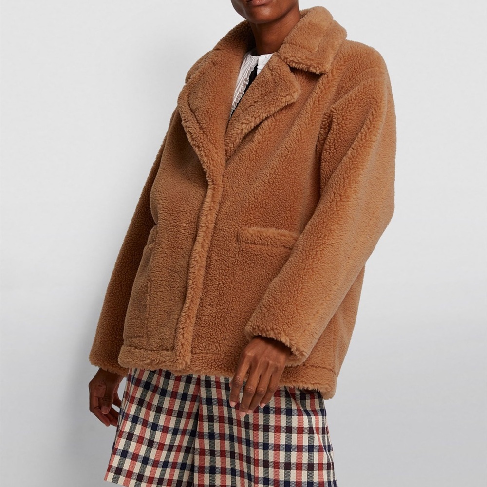 Stand Studio Marina faux shearling jacket